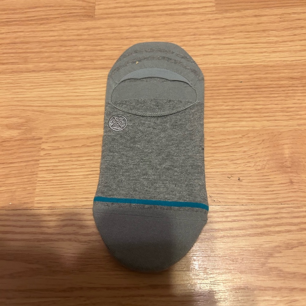 Stance Gray No-Show Large Size Socks